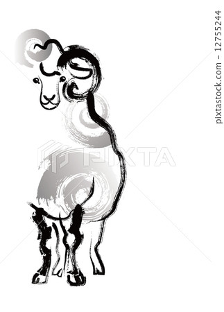 羊的新年卡 12755244