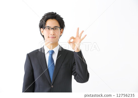 OK · Male businessman 12756235