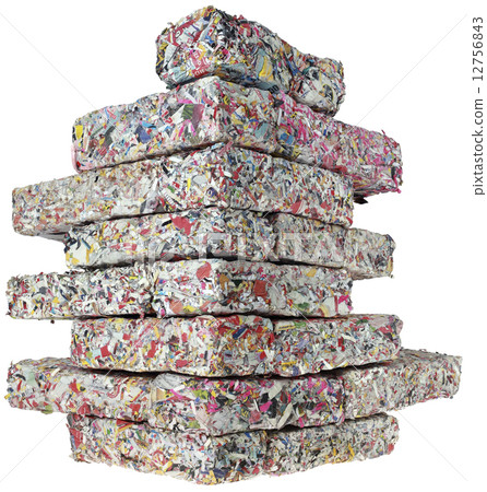 Paper Bricks Wall Corner Cutout 12756843