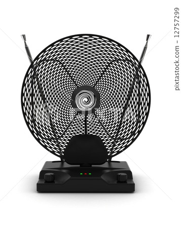 Portable television and radio antenna with adjustable amplifier 12757299