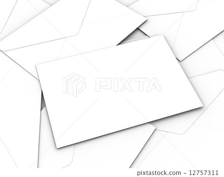 White business envelopes 12757311