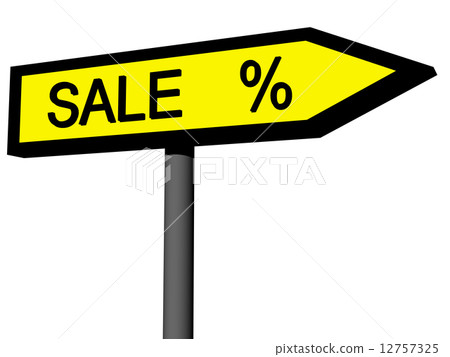 Sign SALE 12757325