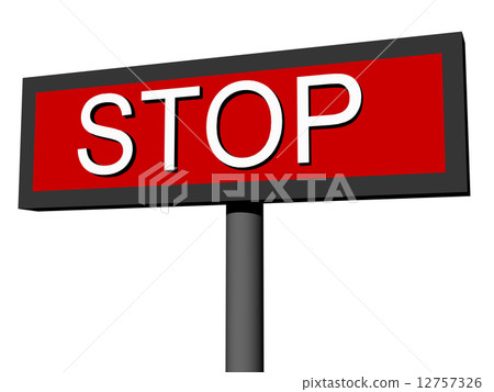 Sign STOP Sign STOP 12757326
