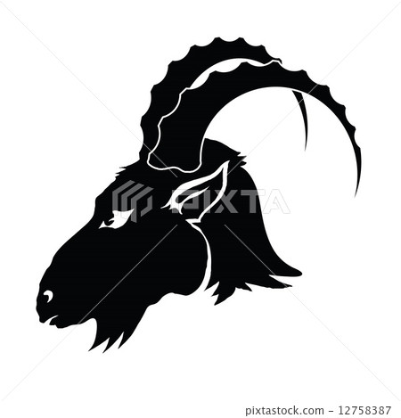 silhouettes of ram 12758387