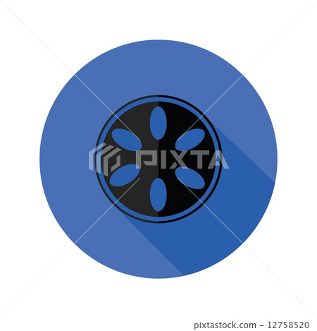 camera spool flat icon 12758520