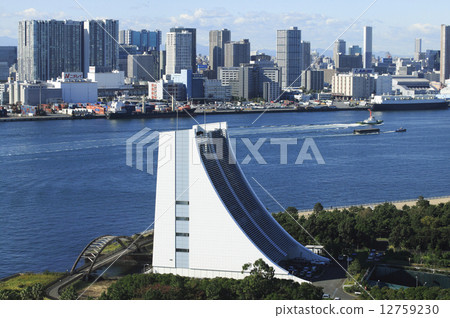 Tokyo harbor and undersea tunnel 12759230
