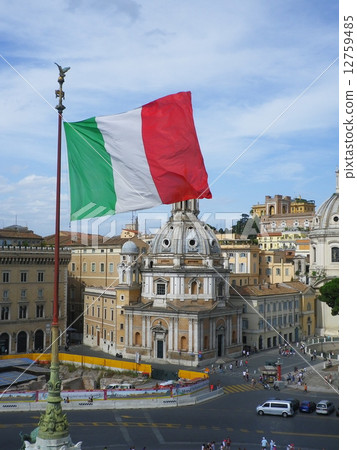 意大利國旗 意大利國旗 12759485