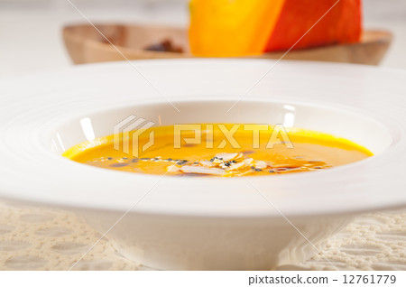 classic pumpkin soup 12761779