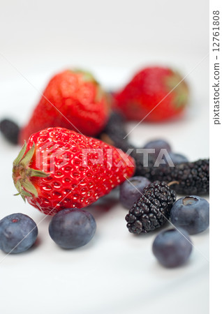 berries on white berries on white 12761808