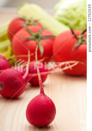 fresh raddish and vegetables fresh raddish and vegetables 12762039