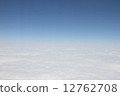 A blue sky seen from an airplane 12762708