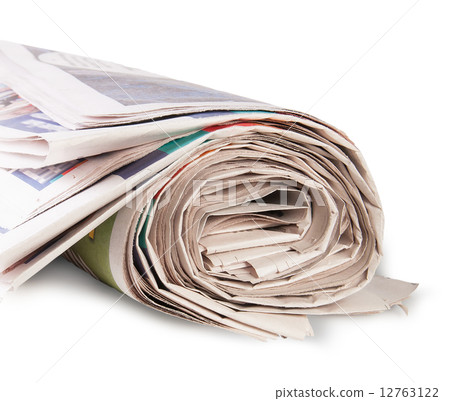 Rolled Up Newspaper 12763122