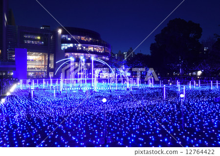 Christmas illumination of Tokyo Midtown 12764422