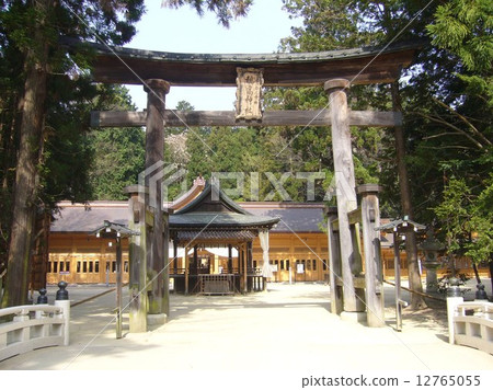 Nogano Hodaka Shinto shrine main shrine Torii 12765055