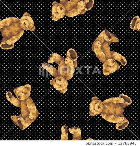 美麗的熊圖案 美麗的熊圖案 12765945