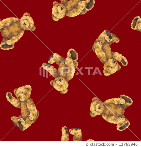 美麗的熊圖案 12765946