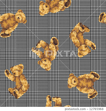 美麗的熊圖案 12765968