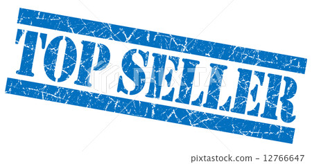 Top seller blue grunge stamp 12766647