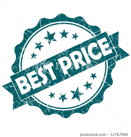 Best price turquoise vintage round grunge seal isolated on white background Best price turquoise vintage round grunge seal isolated on white background 12767006