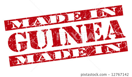 made in Guinea grunge red stamp made in Guinea grunge red stamp 12767142