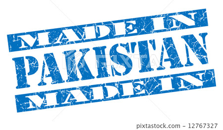 made in Pakistan grunge blue stamp made in Pakistan grunge blue stamp 12767327