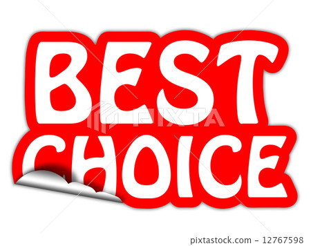 Best choice red sticker isolated on white background Best choice red sticker isolated on white background 12767598