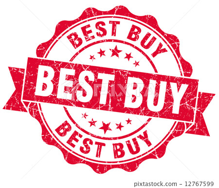 best buy red grunge stamp 12767599