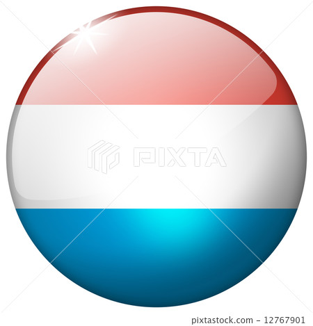 Luxembourg Round Glass Button 12767901