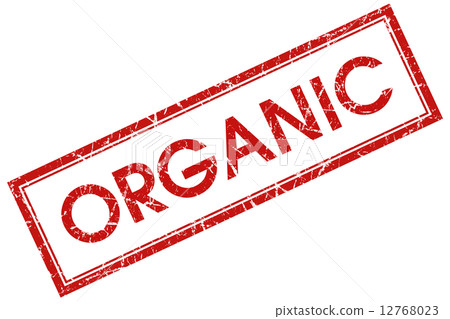 organic red square stamp 12768023