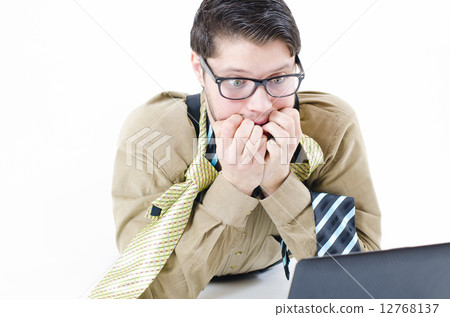 Shocked business man 12768137