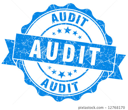 audit blue grunge stamp - Stock Illustration [12768170] - PIXTA