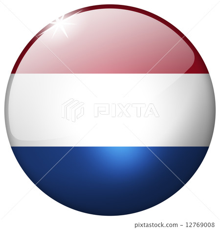 Netherlands Round Glass Button Netherlands Round Glass Button 12769008