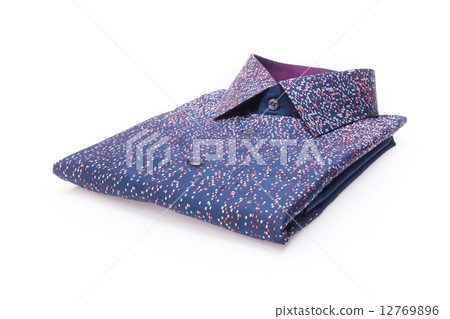 shirt. mens shirt folded on a background shirt. mens shirt folded on a background 12769896