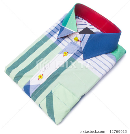 shirt. mens shirt folded on a background shirt. mens shirt folded on a background 12769913