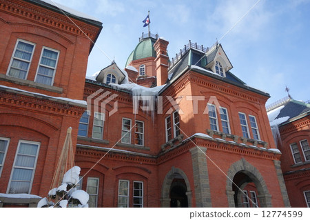 雪北海道政府前主要政府大樓 雪北海道政府前主要政府大樓 12774599