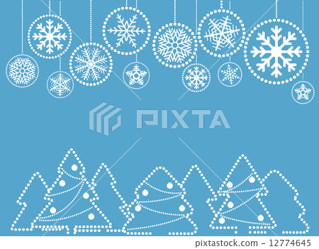 Christmas greeting card with abstract baubles with ornament of s Christmas greeting card with abstract baubles with ornament of s 12774645