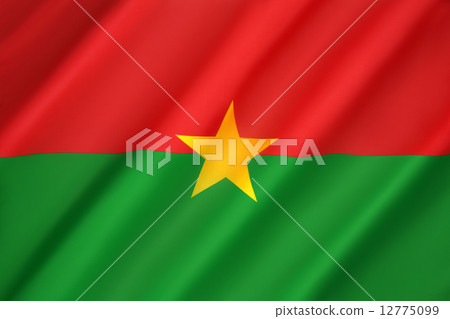 Flag of Burkina Faso 12775099