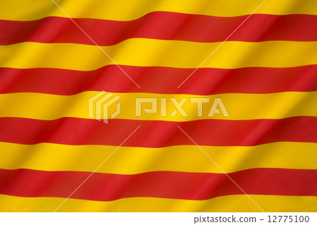 Flag of Catalonia - The Senyera 12775100