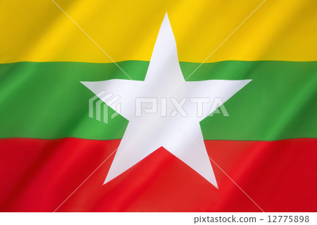 Flag of the Republic of the Union of Myanmar - Burma 12775898