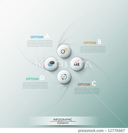 Modern infographic option banner 12776867