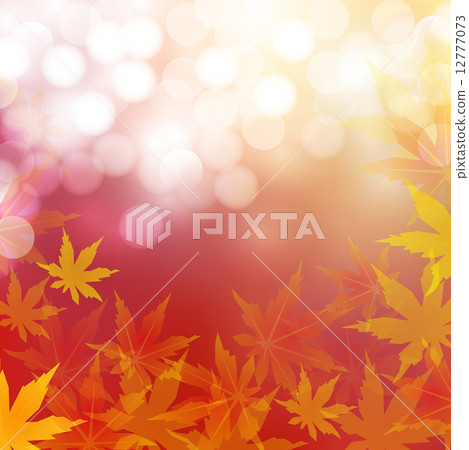 槭樹秋葉背景 槭樹秋葉背景 12777073