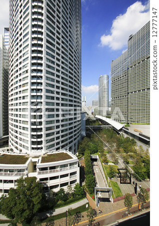 High-rise building streets of Shinagawa station east exit High-rise building streets of Shinagawa station east exit 12777147