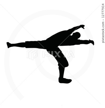 silhouette illustration of senior climber man silhouette illustration of senior climber man 12777914