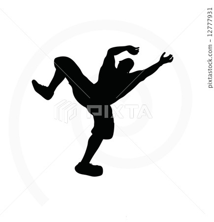 illustration of senior climber man illustration of senior climber man 12777931