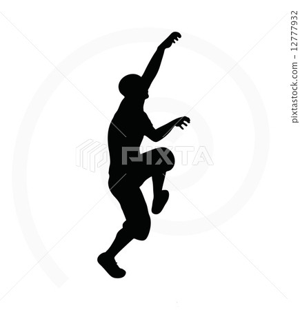 illustration of senior climber man 12777932