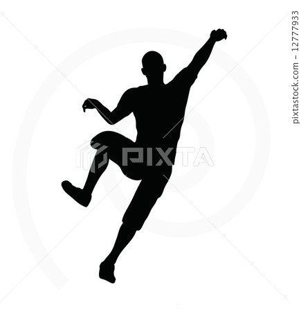 illustration of senior climber man illustration of senior climber man 12777933