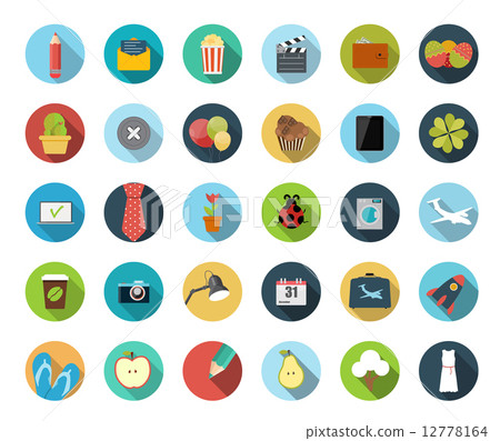 Set of Flat Design Concept Vector Illustration... - Stock Illustration ...
