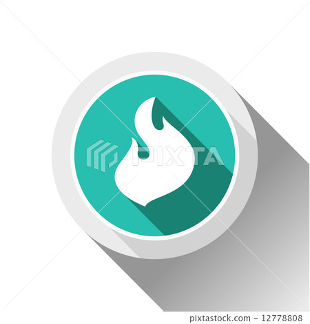 Fire flames, button Fire flames, button 12778808