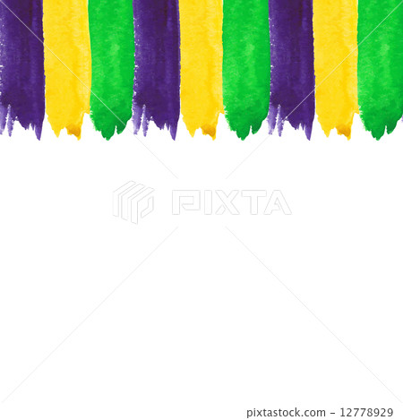 Mardi Gras watercolor invitation Mardi Gras watercolor invitation 12778929