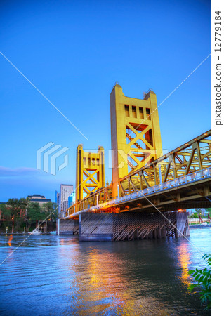 Golden Gates drawbridge in Sacramento Golden Gates drawbridge in Sacramento 12779184